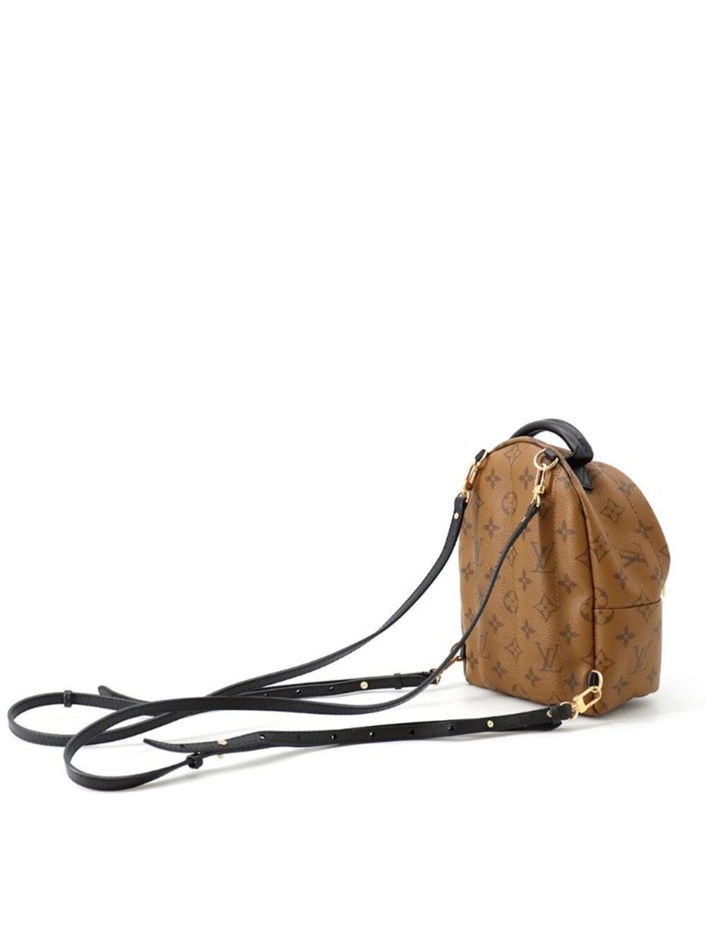 Louis Vuitton Backpack Monogram Reverse Palm Springs Mini Bag Black - Picture 2 of 10